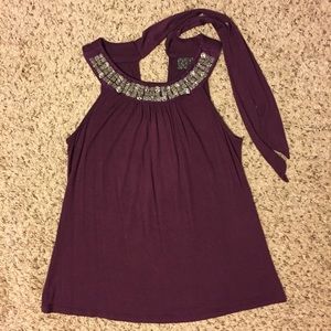Rhinestone Halter Top
